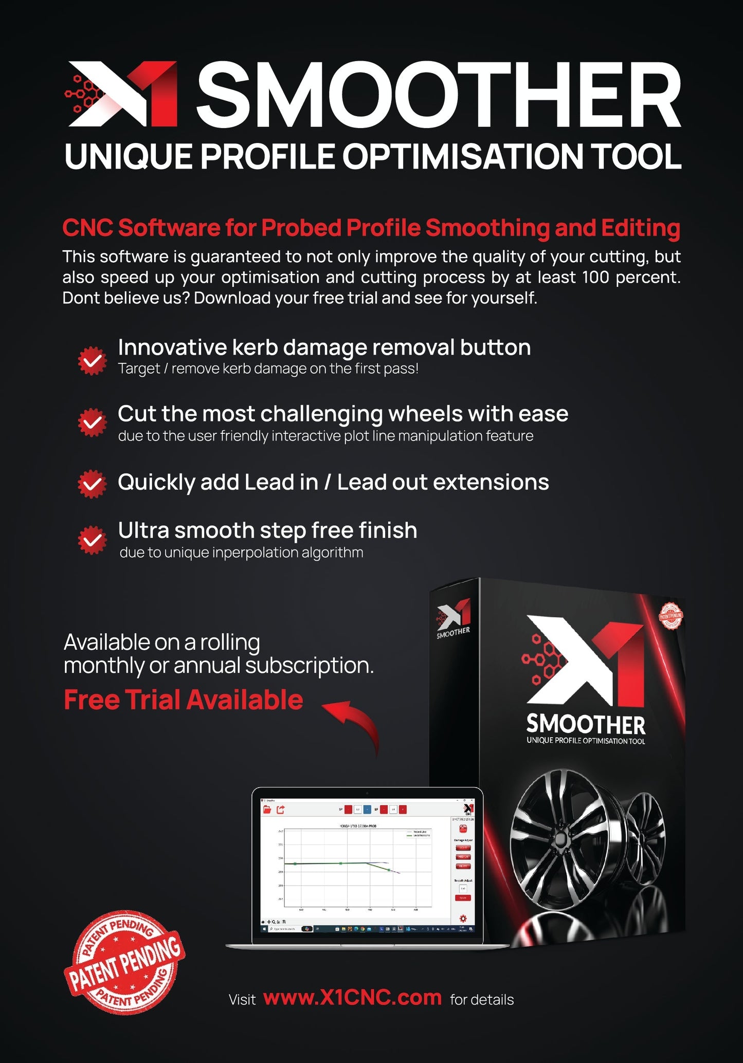 X1 Smoother  - Unique Profile Optimization Tool - 12 Month License